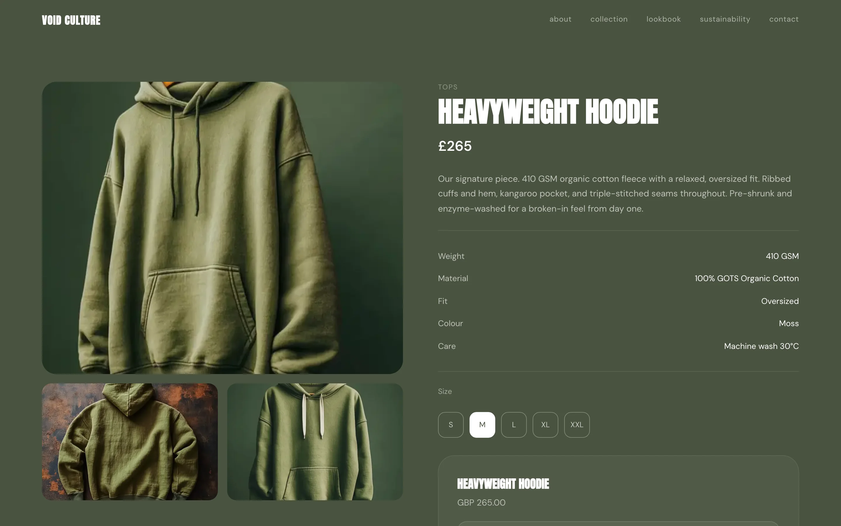 Heavyweight hoodie screenshot
