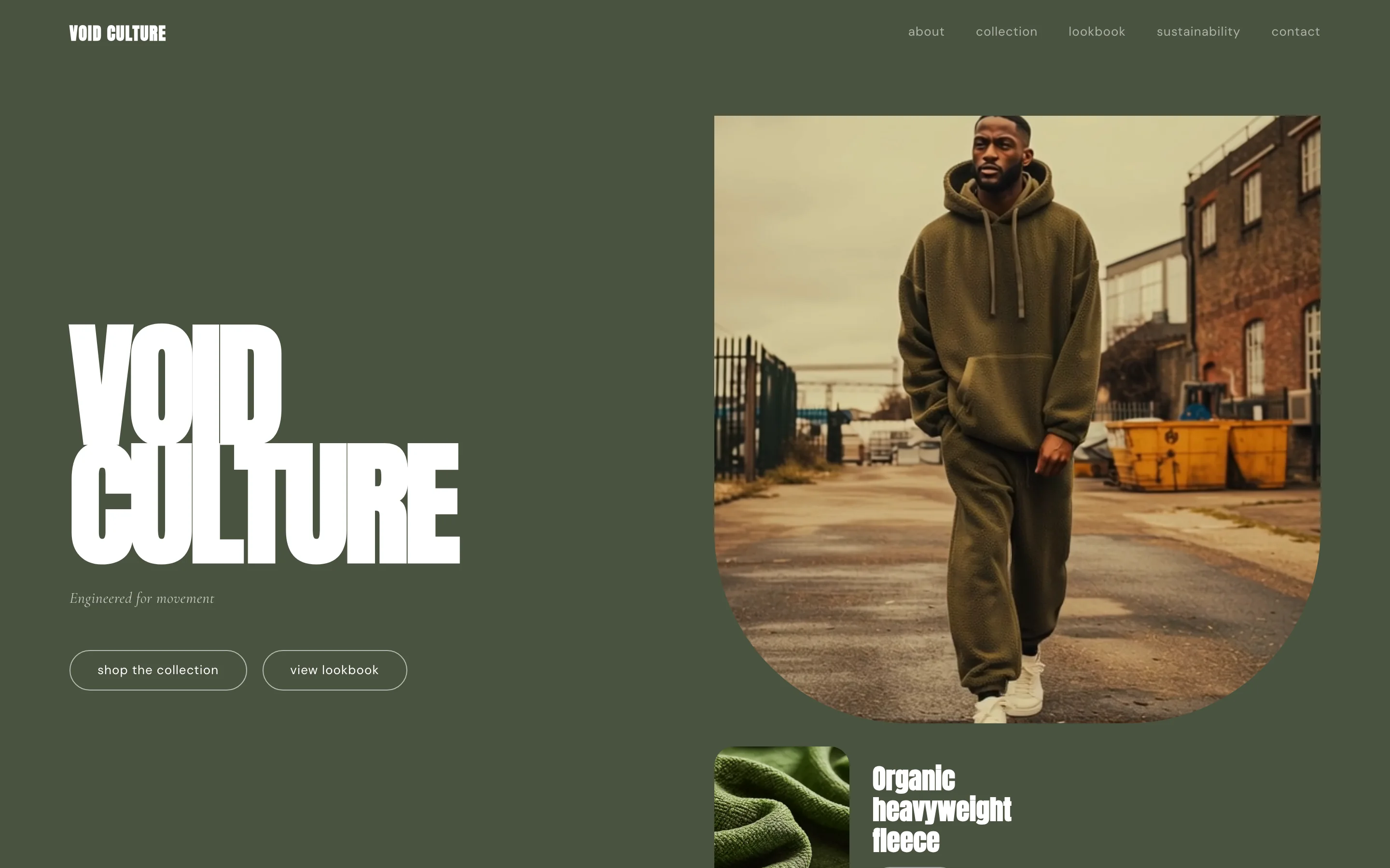 Home screenshot of Void Culture