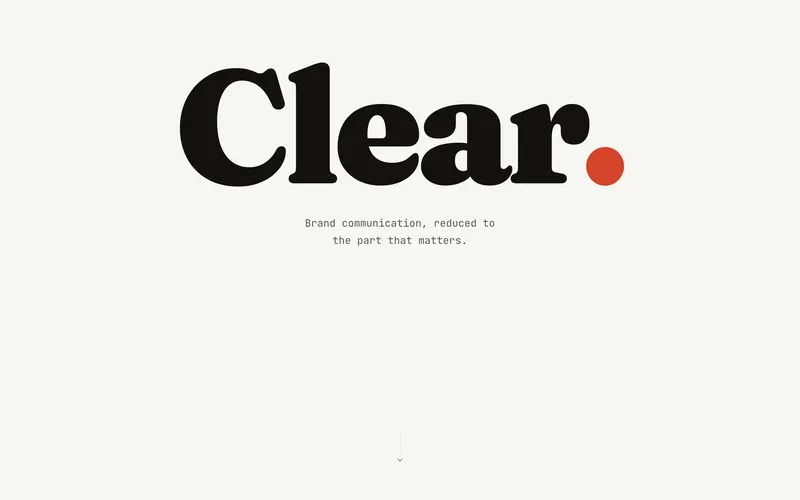 MakeClear — Resolve homepage screenshot